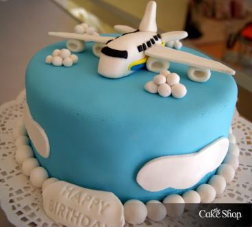 Cars Birthday Cakes on The Cake Shop   Flying Airplane Cake